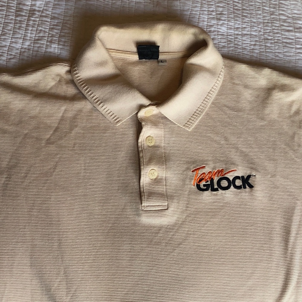 Team Glock Ribbed Cotton Embroidered Logo Polo